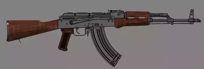AK 47 3D model
