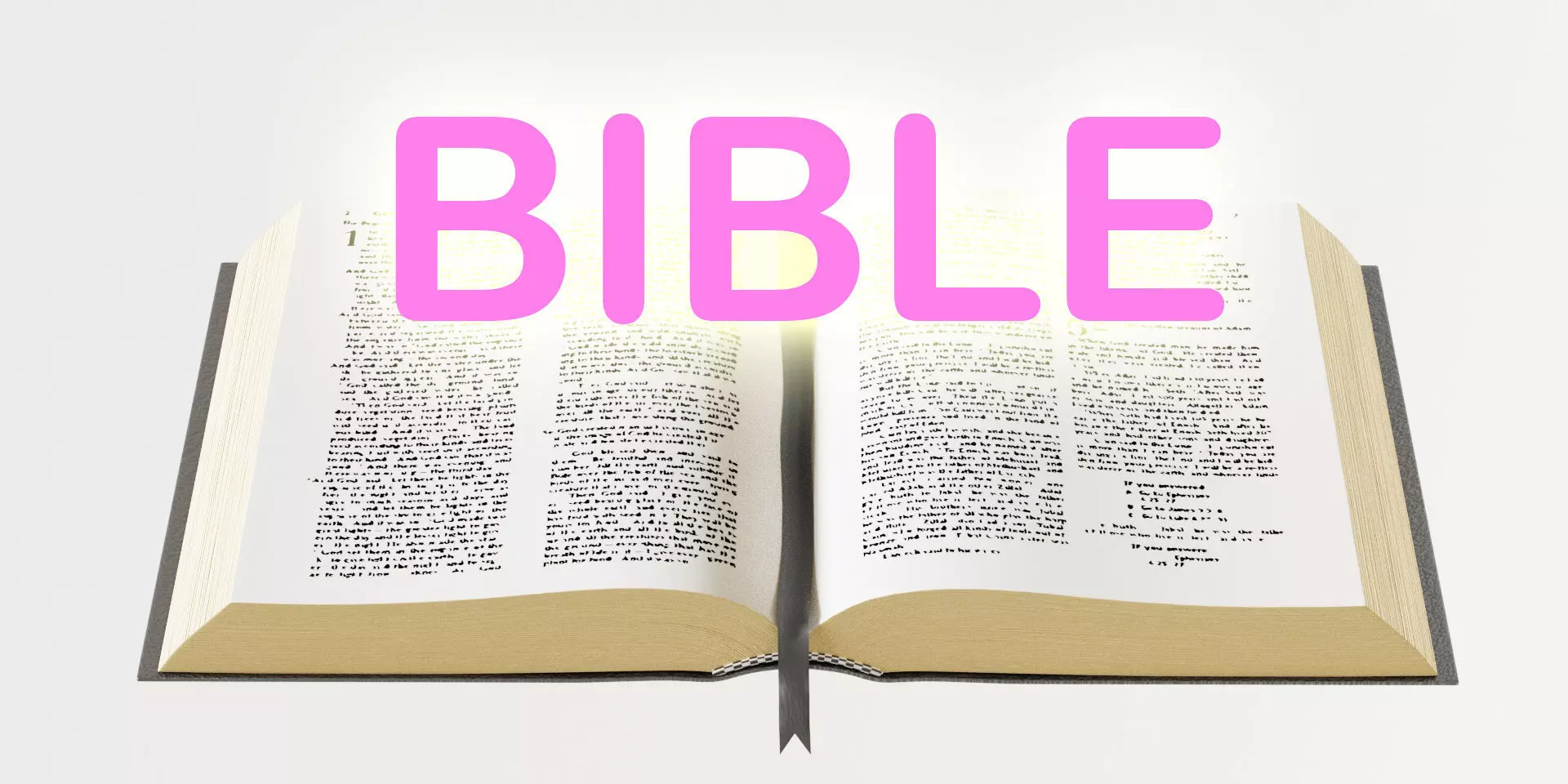 bible books holy 3d model Low-poly 3D model_0