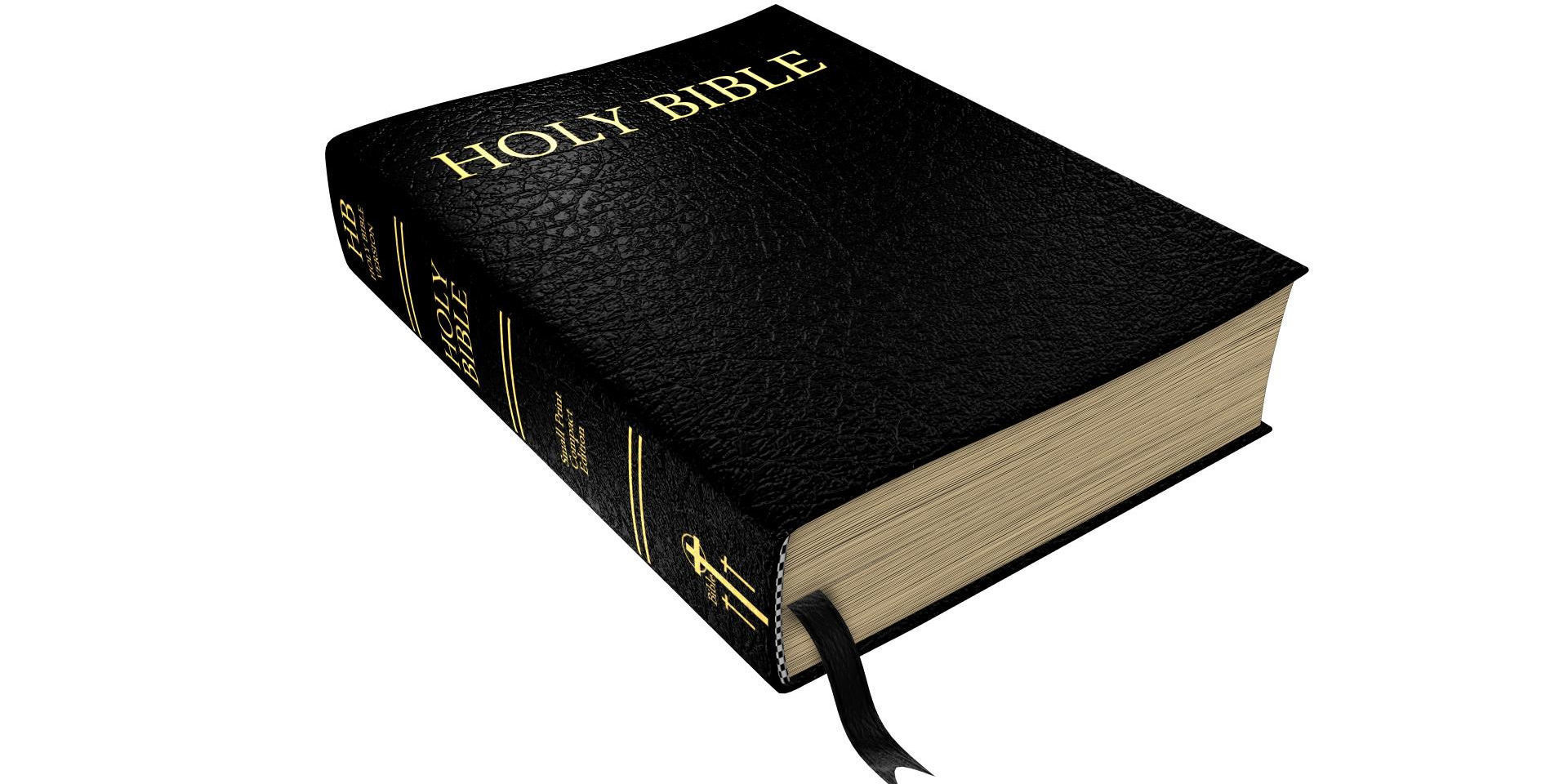 bible books holy 3d model Low-poly 3D model_13