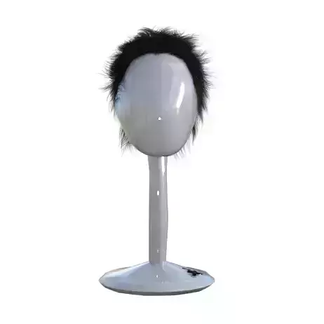 realistic hair mannequin head