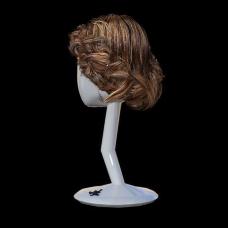 realistic hair Free 3D model_3