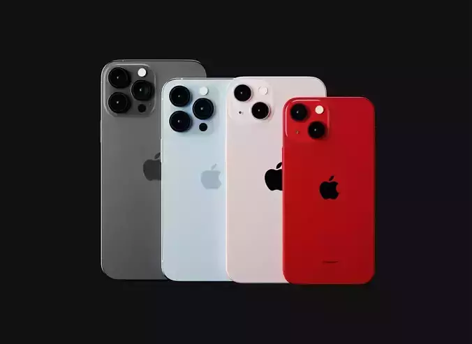Ultimate Apple iPhone Collection Official Colors and Dimensions 