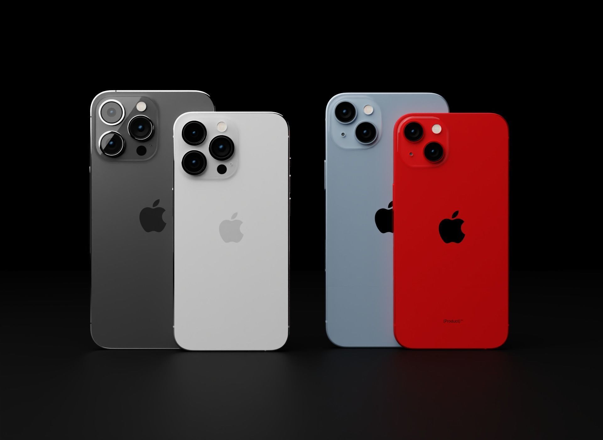 Ultimate Apple iPhone Collection Official Colors and Dimensions _1