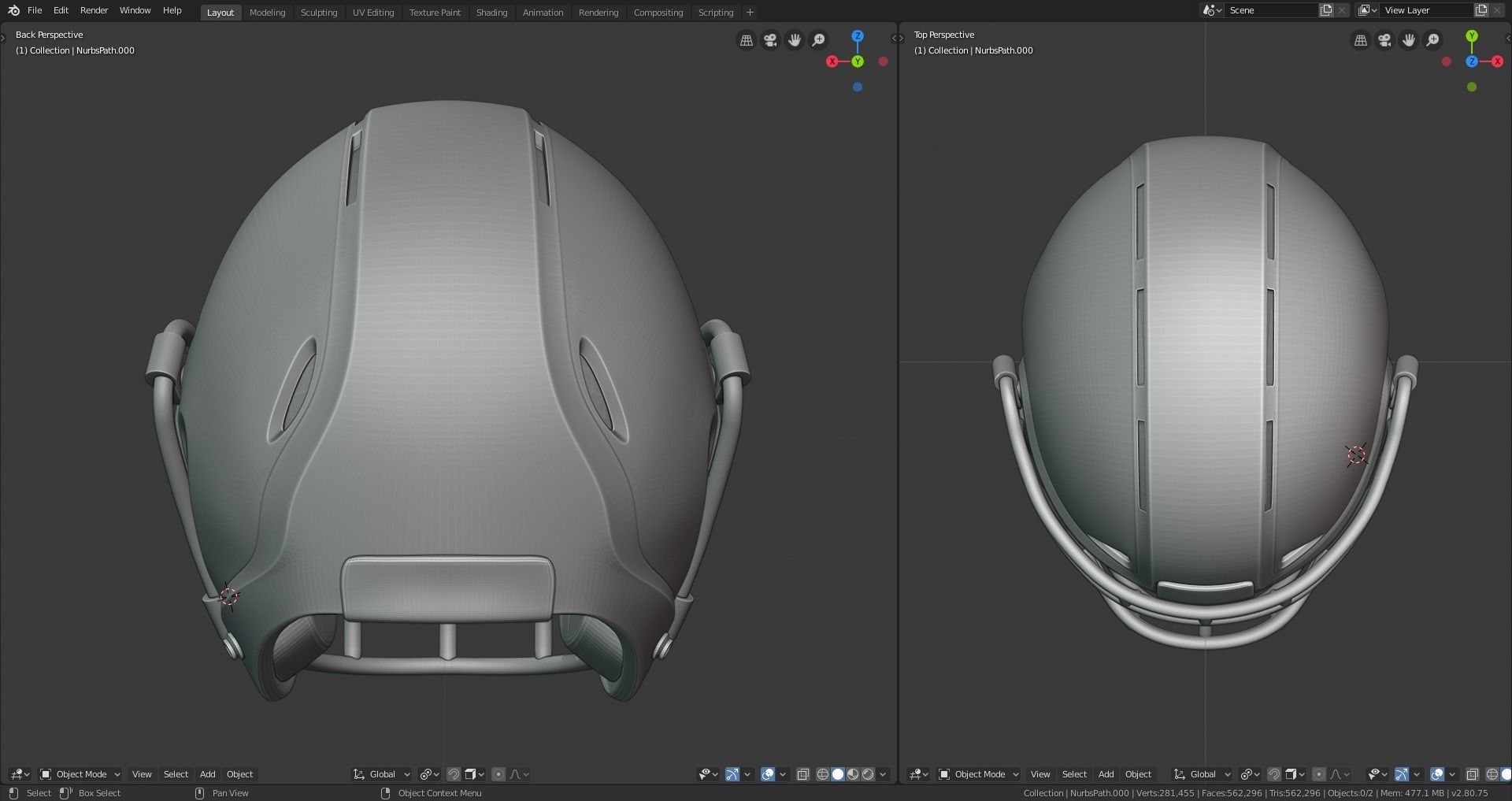 Printable Football Helmets 3D Model Collection_10