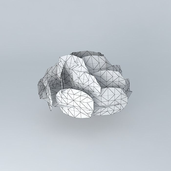 Tree in the White River west to east Free 3D model_4