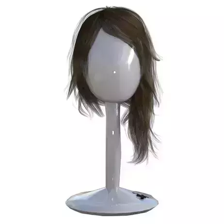 realistic hair mannequin head with long