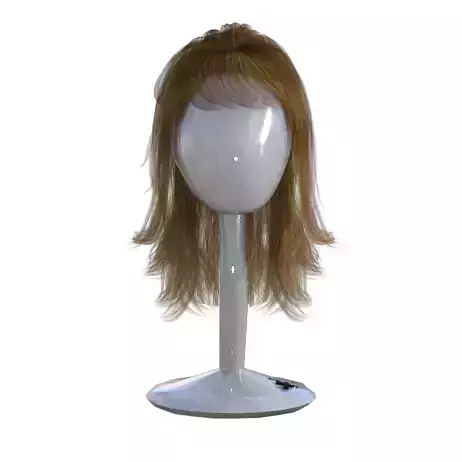 realistic hair mannequin head with long