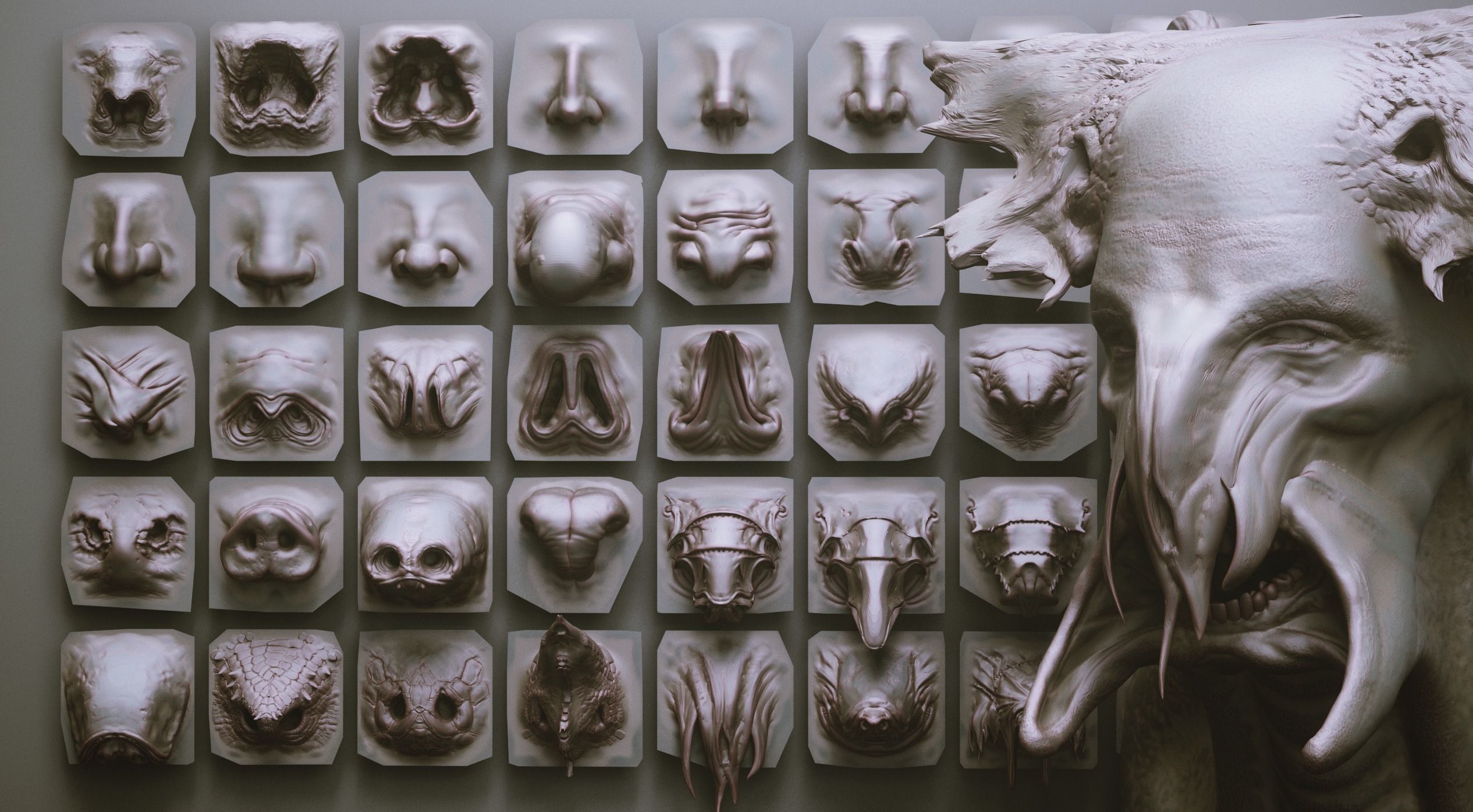 CREATURE FEATURES FREE SAMPLE PACK Free 3D model_9