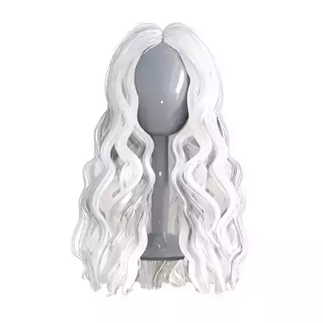 realistic hair wavy wig