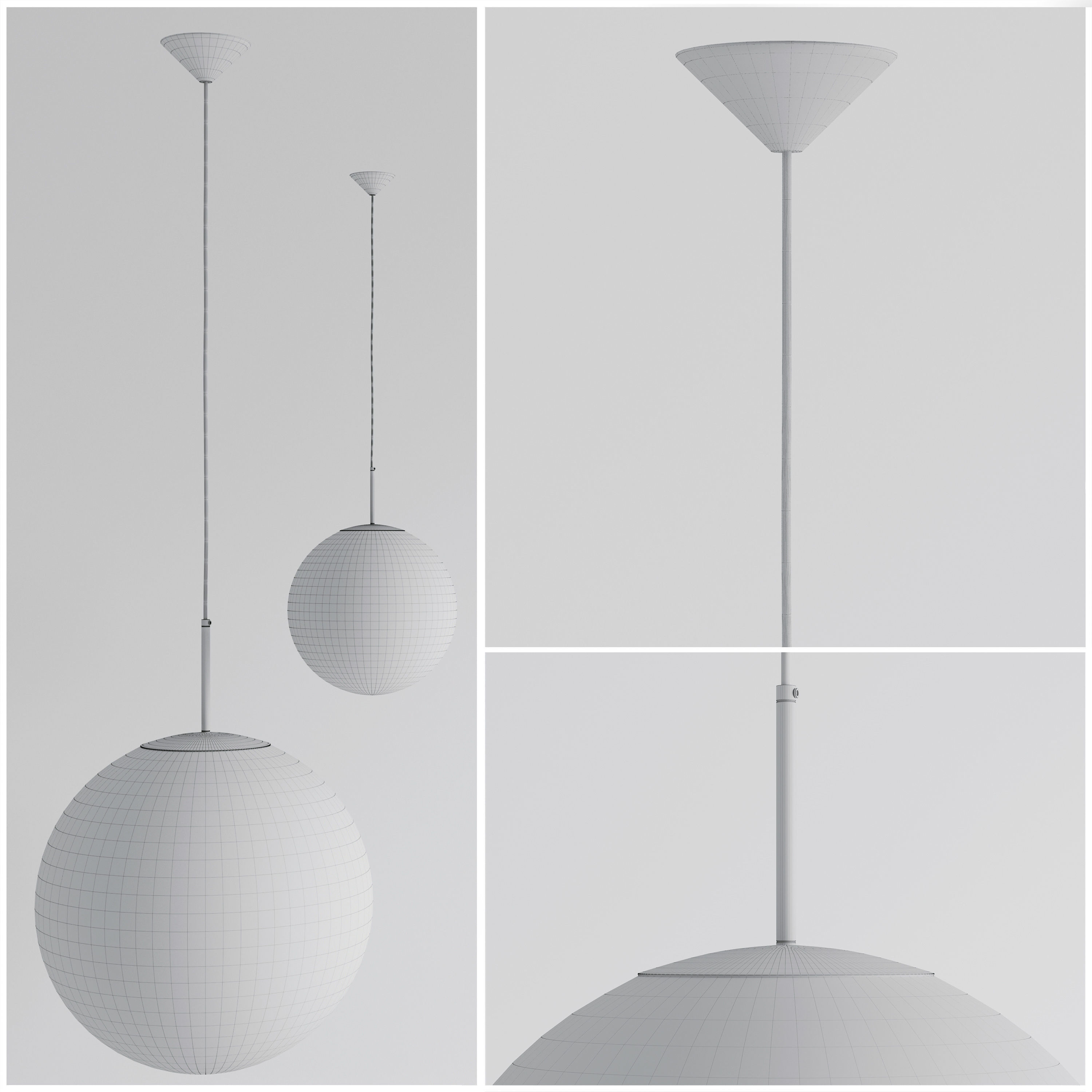 Opal Pendant from Tom Dixon 3D model_1