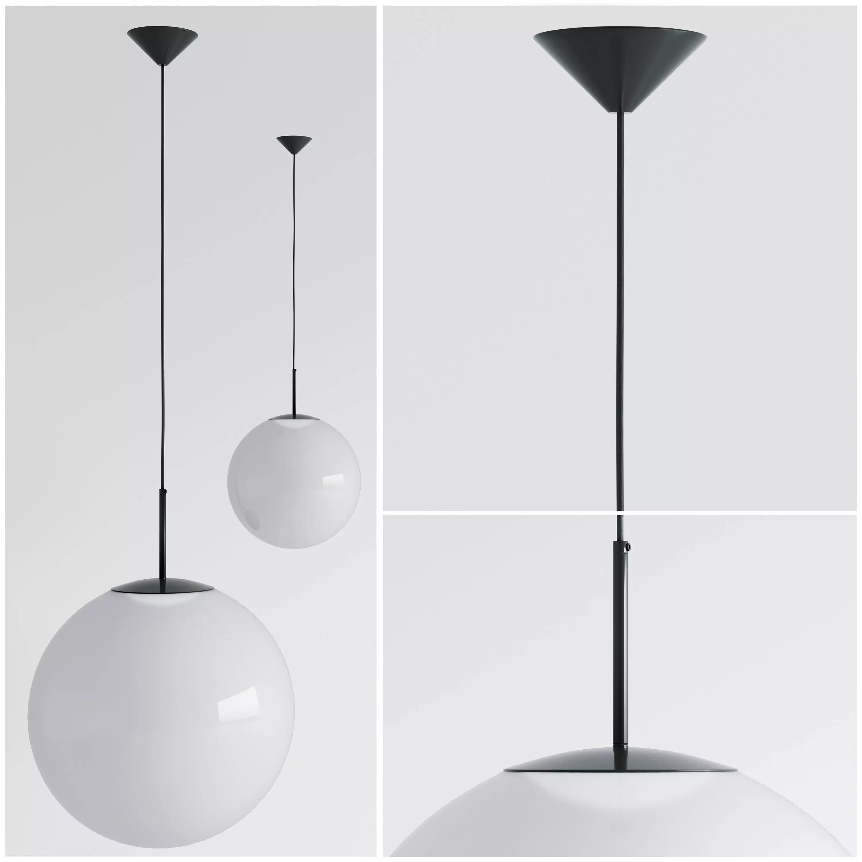 Opal Pendant from Tom Dixon 3D model_0