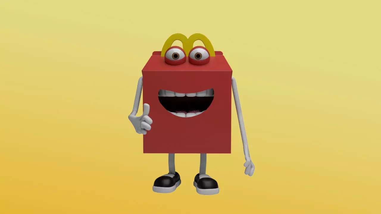 Happy Meal Character Mcdonalds 3D model_0