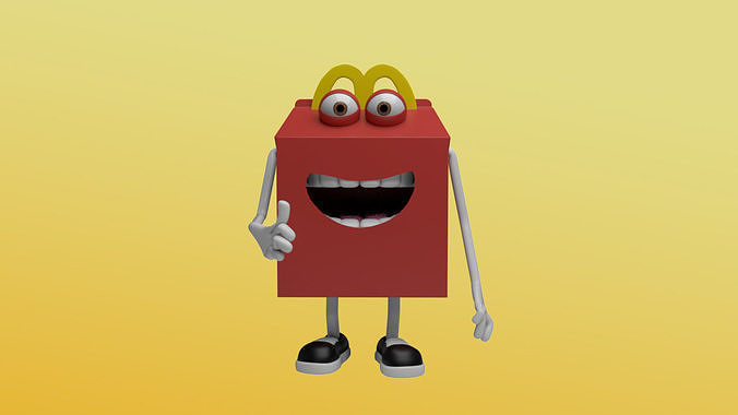 Happy Meal Character Mcdonalds 3D model