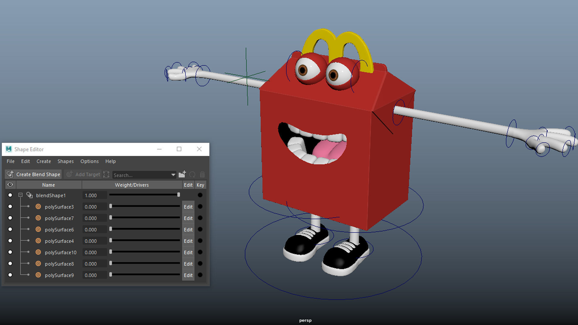 Happy Meal Character Mcdonalds 3D model_2