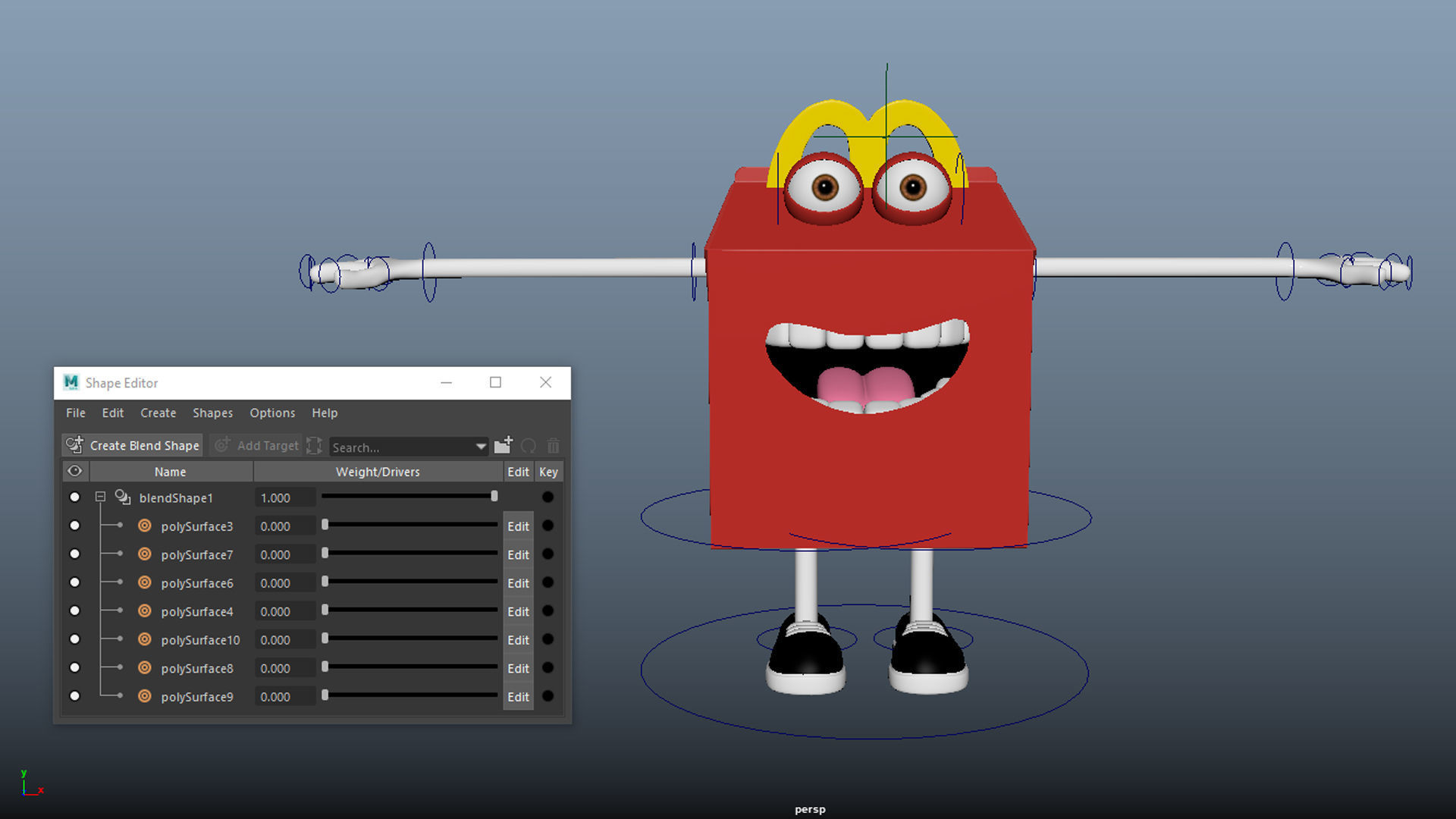 Happy Meal Character Mcdonalds 3D model_1