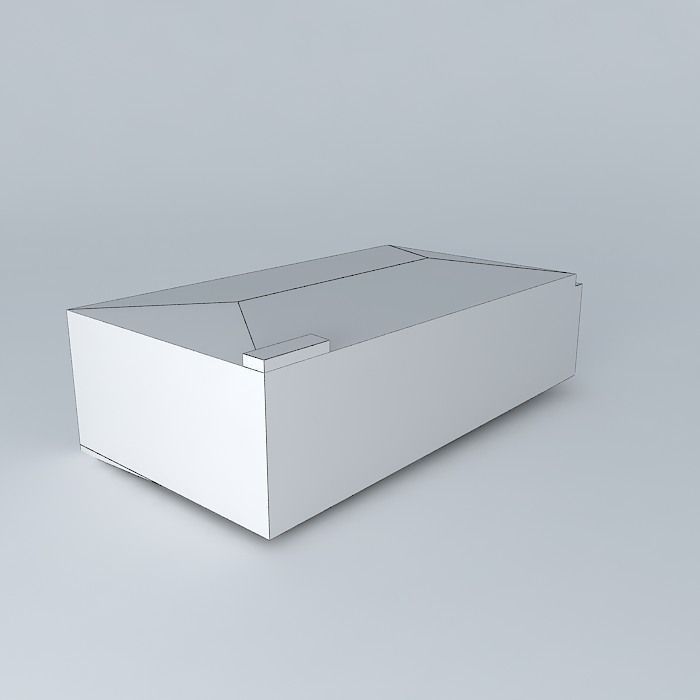 Economic box Free 3D model_4