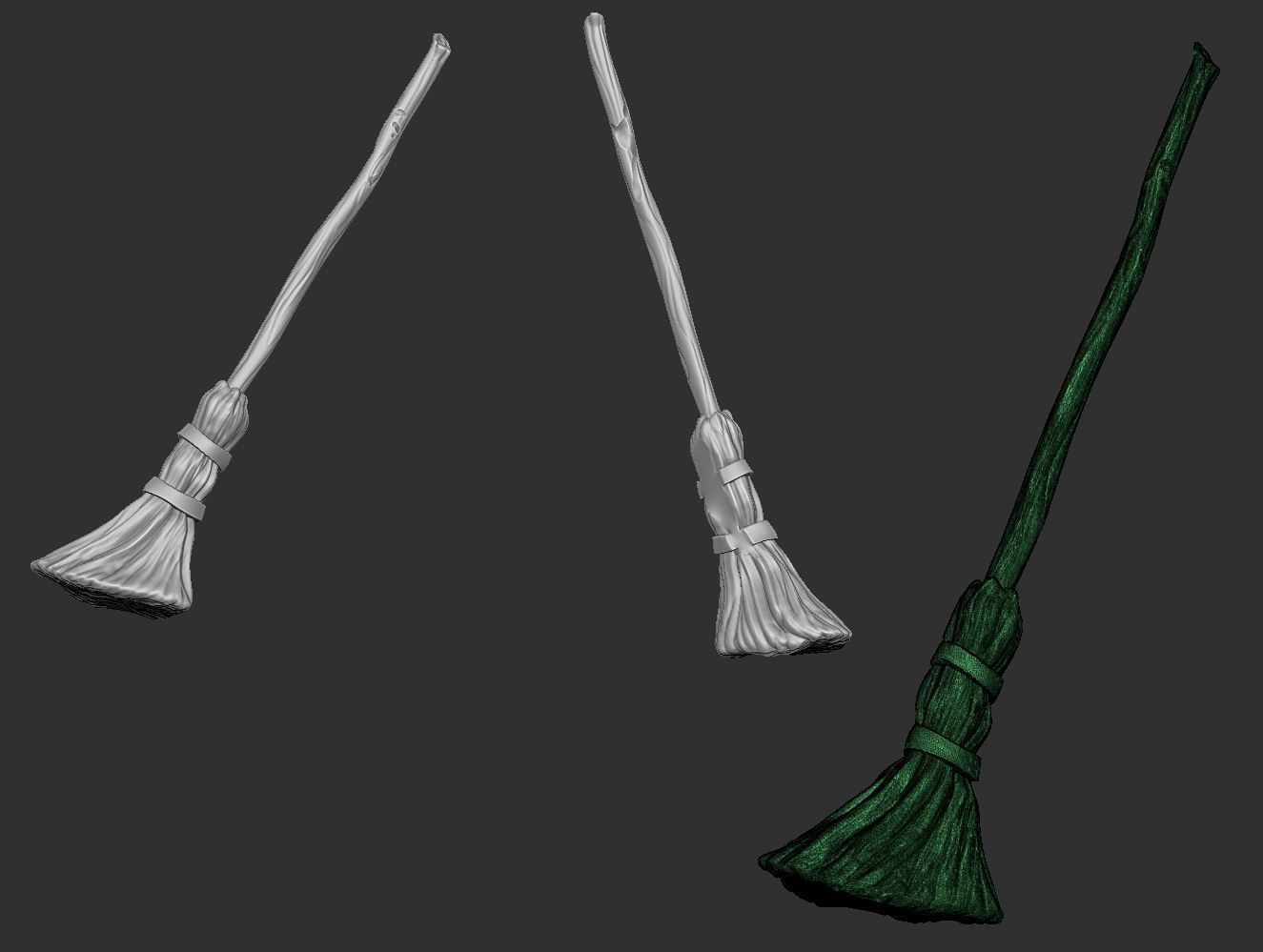 Witch Pinup - Pumpkin 3D print model_14