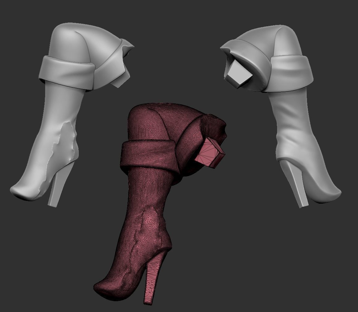 Witch Pinup - Pumpkin 3D print model_13