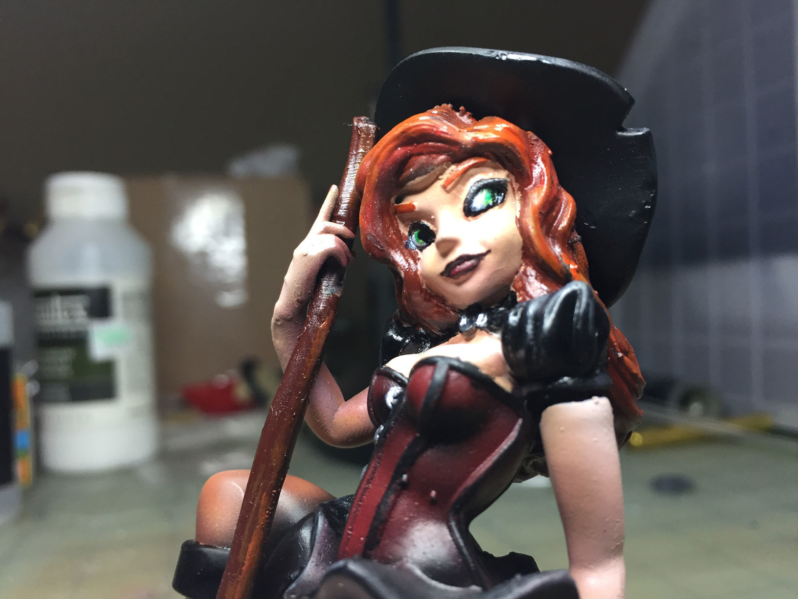 Witch Pinup - Pumpkin 3D print model_25