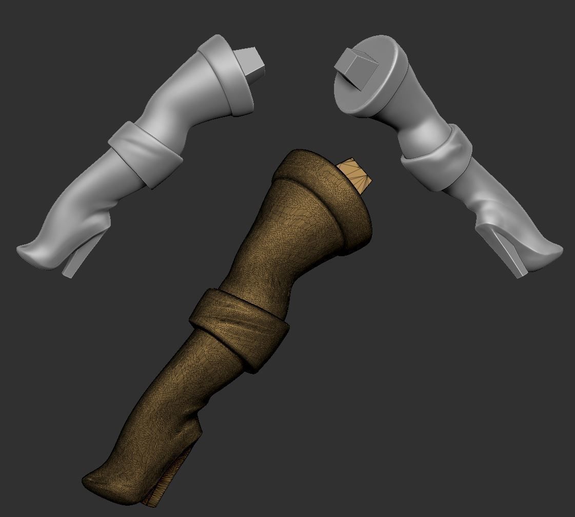 Witch Pinup - Pumpkin 3D print model_12