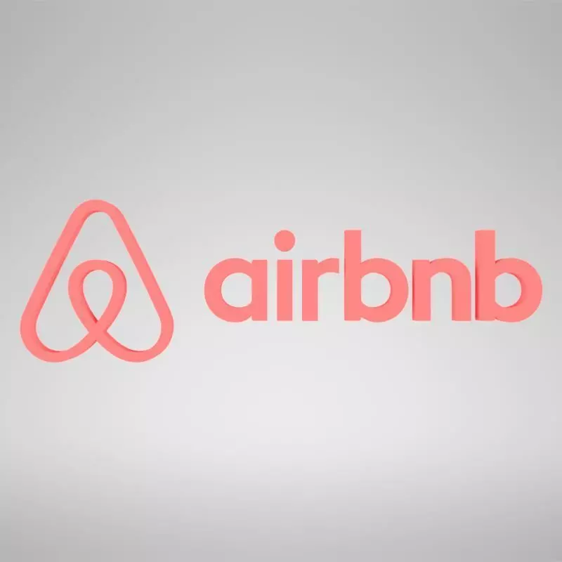 Airbnb logo 3D model