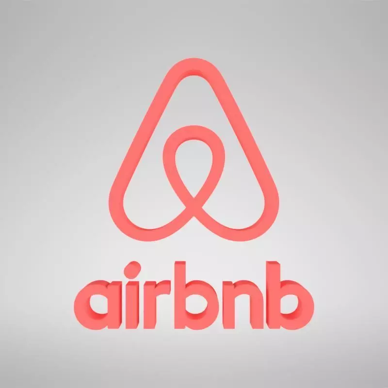 Airbnb logo 3D model