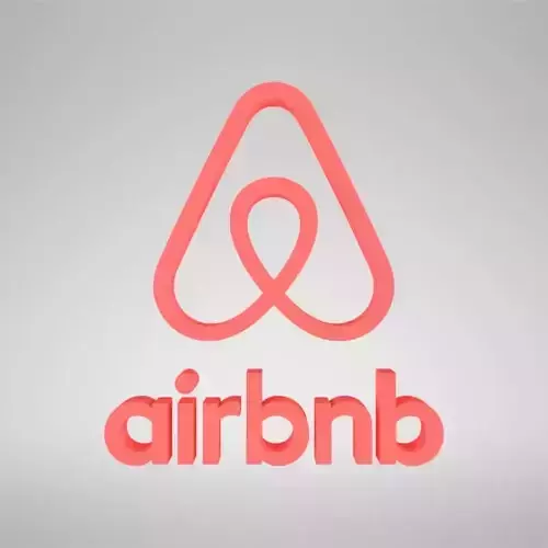 Airbnb logo 3D model