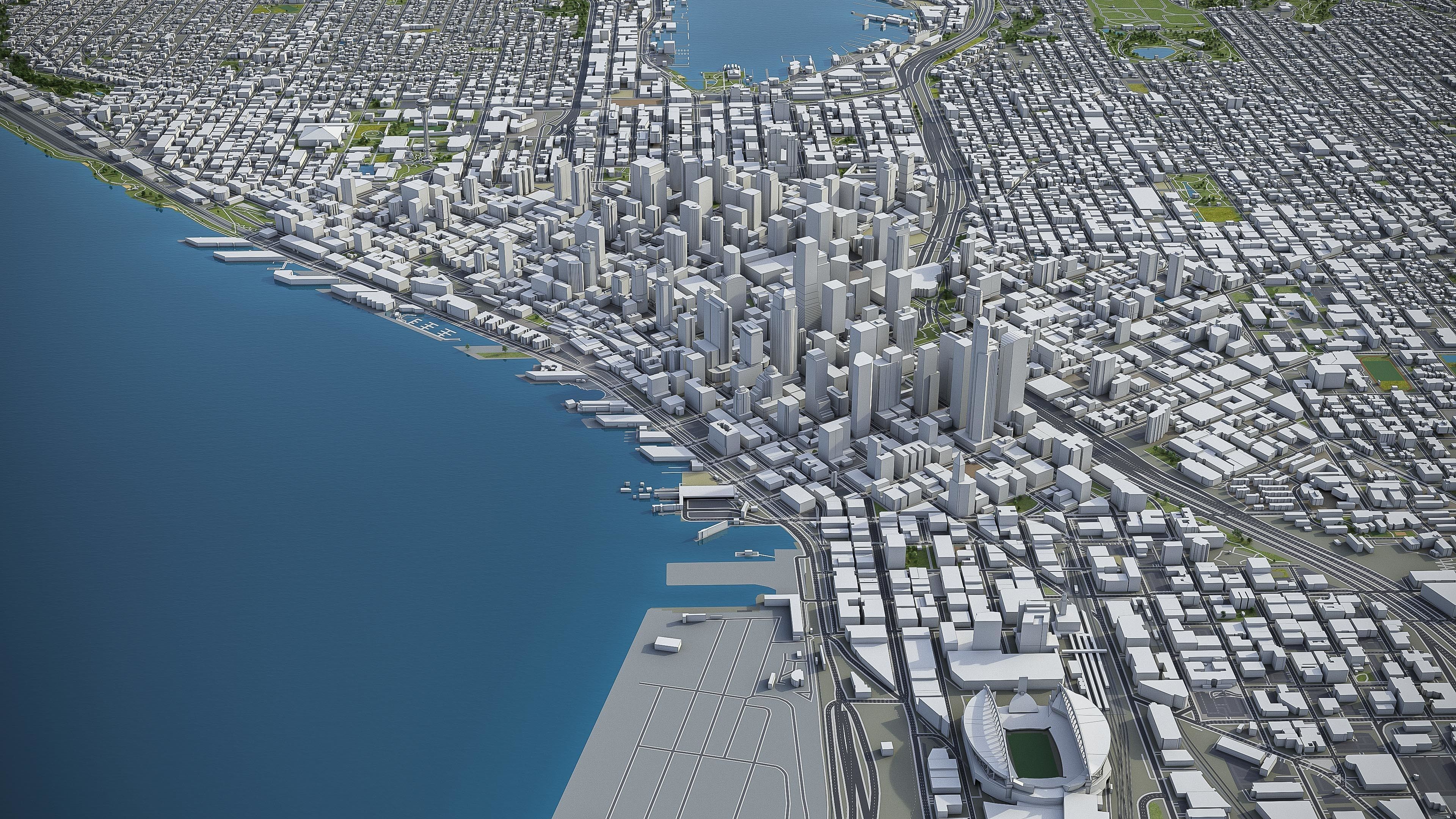 Seattle Metropolitan 3D Model Collection_1