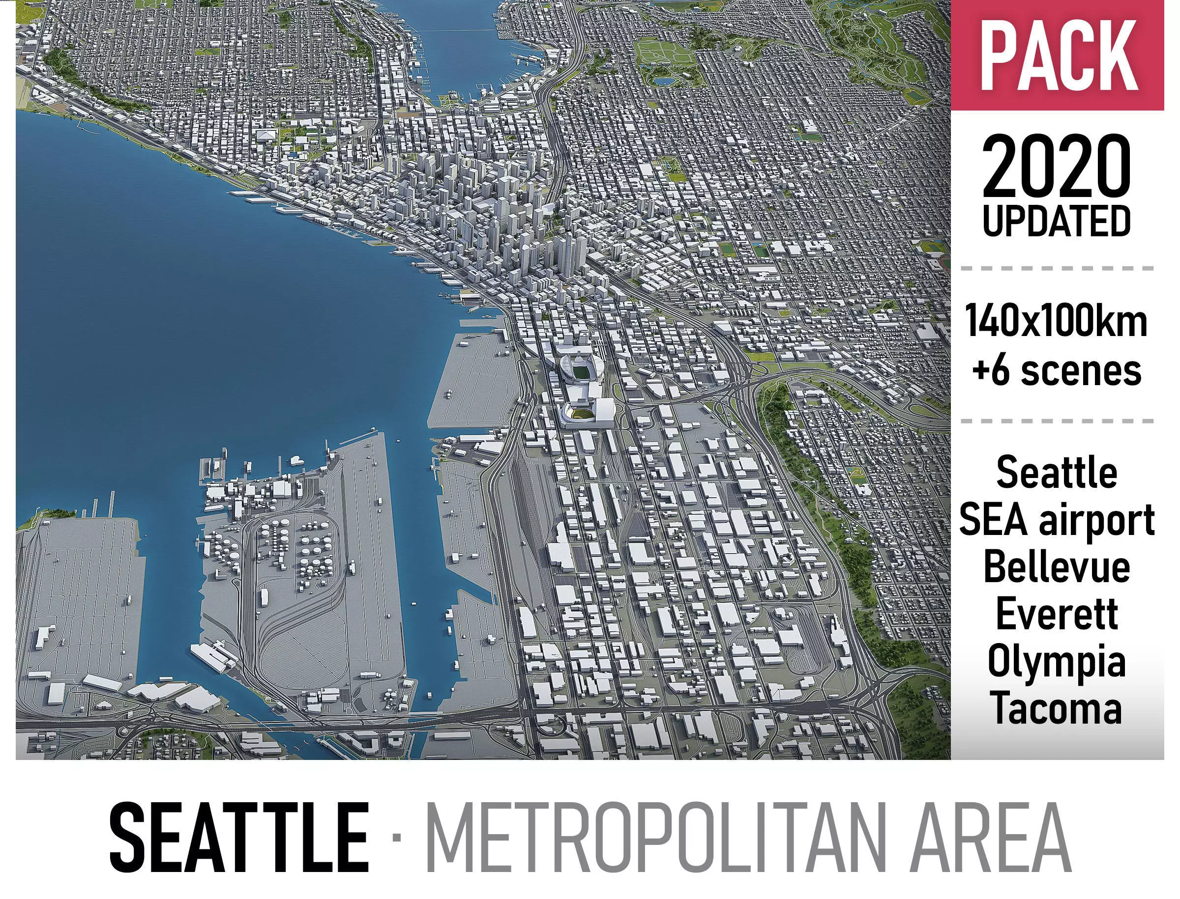 Seattle Metropolitan 3D Model Collection_0