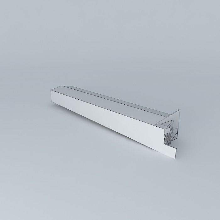 Simple House  Free 3D model_4