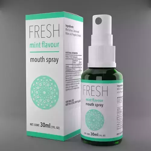 Spray Bottle 3D model