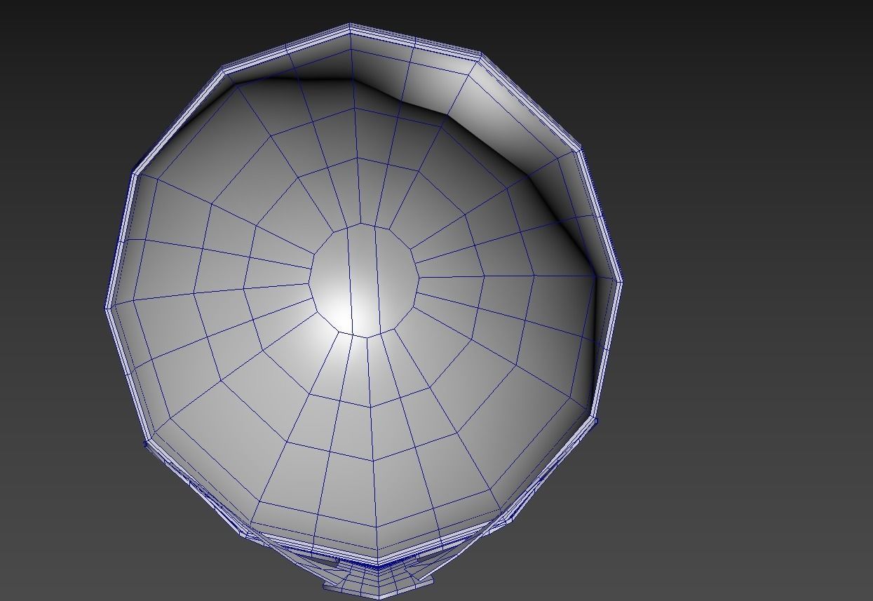 Viking Helmet Spangenhelm 2 Low-poly 3D model_9