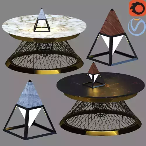 table01 corona vray coffee table