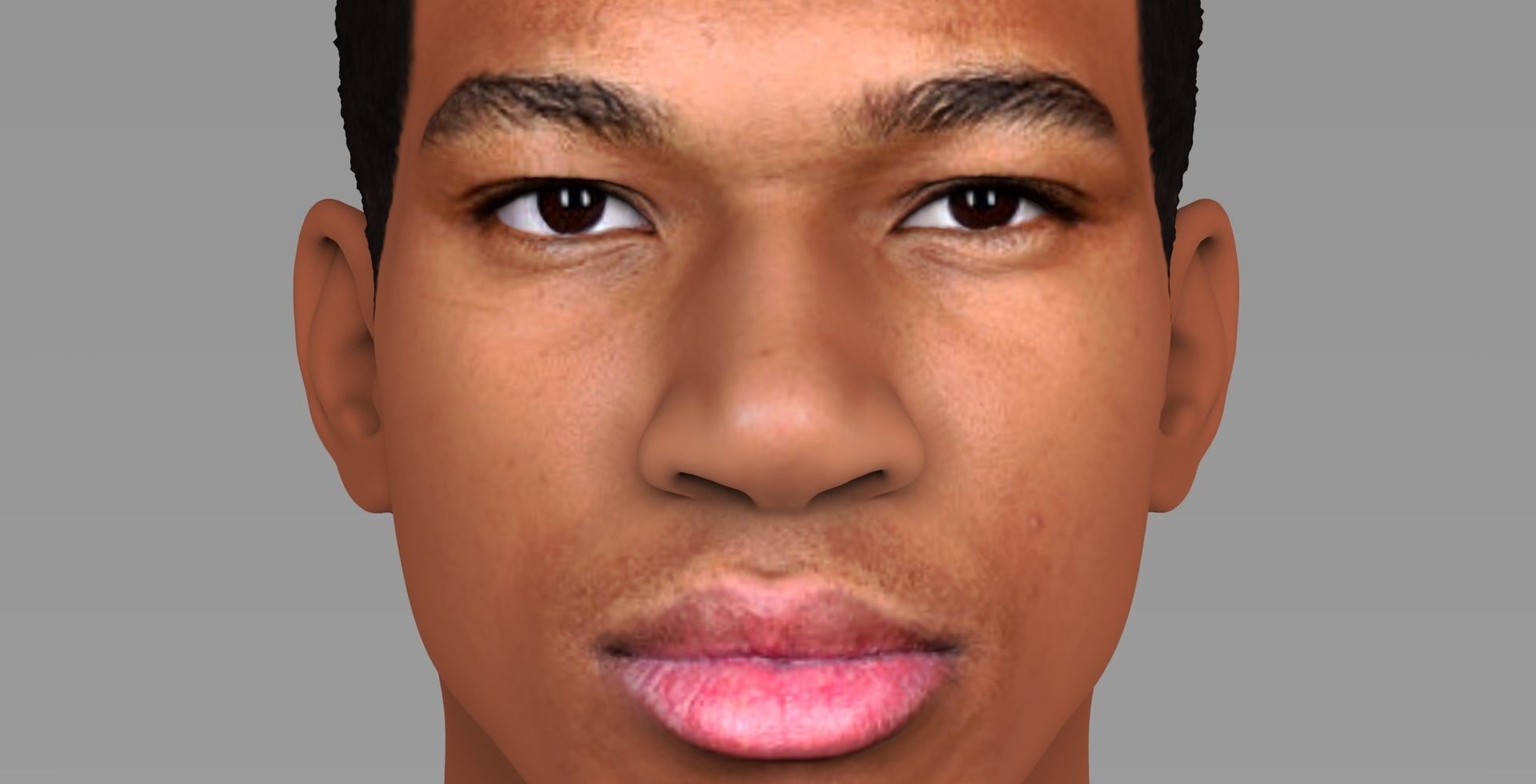 Giannis Antetokounmpo bust ready for full color 3D printing 3D print model_12