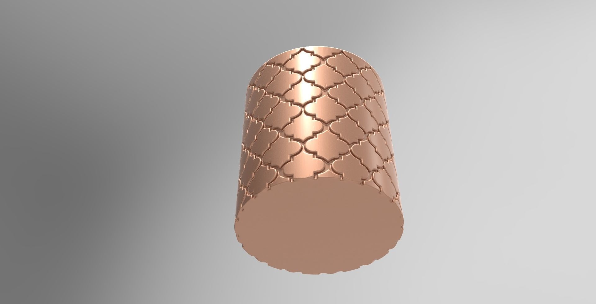 Decorative Candle for 3D printing and mold making 3D print model_4