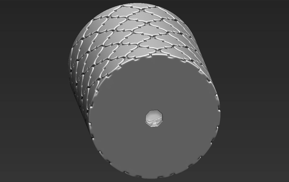 Decorative Candle for 3D printing and mold making 3D print model_13