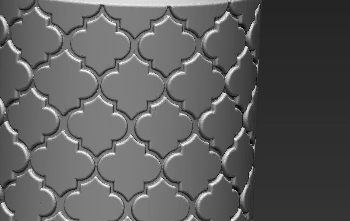 Decorative Candle for 3D printing and mold making 3D print model_11