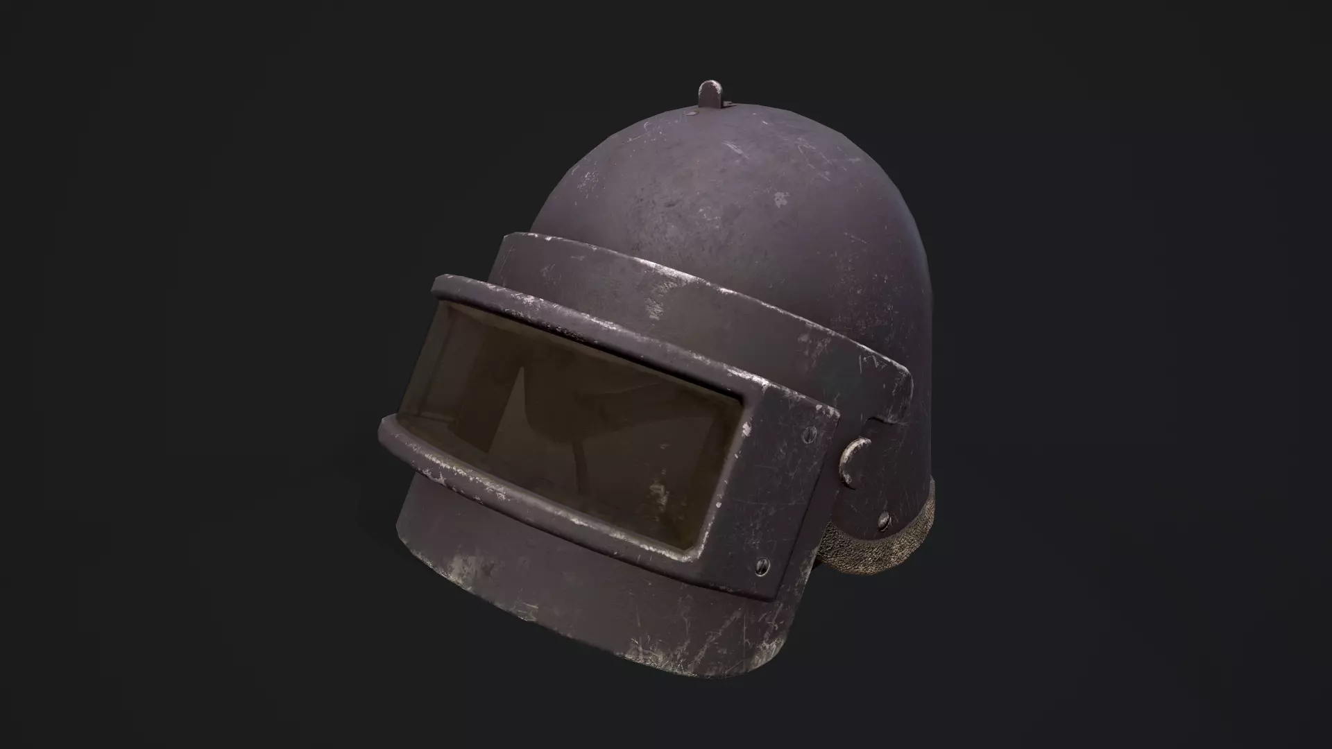 Helmet K6-3 Low-poly 3D model_0