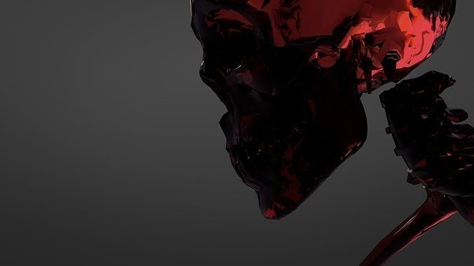 Skeletons Kicking 3D model