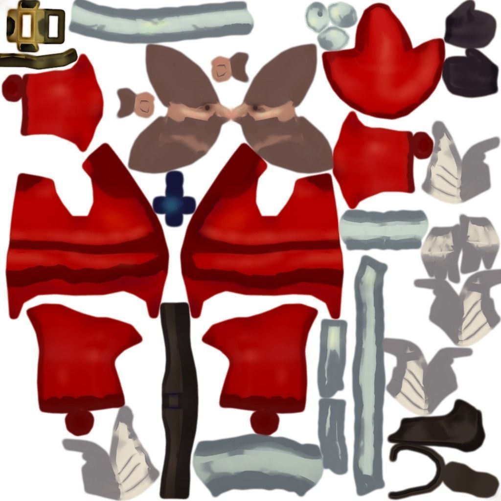 Santa plus Tree plus Presents for 3D Print 3D print model_2