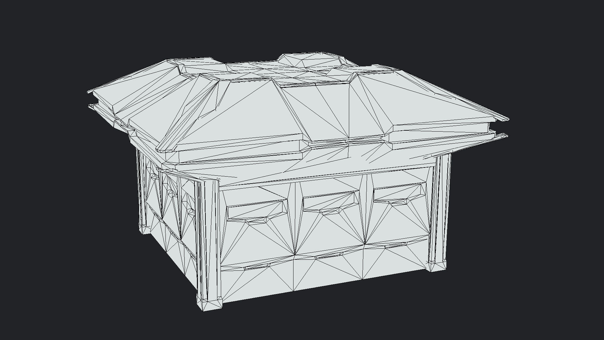 Zen Future Town House 2 Low-poly 3D model_12