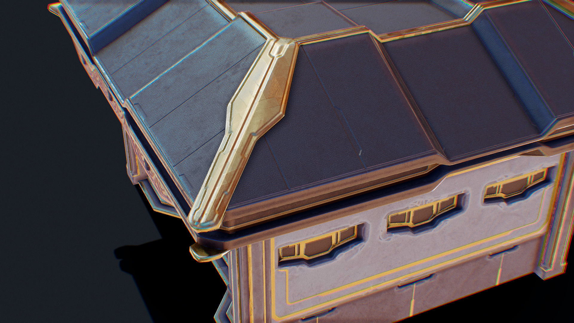 Zen Future Town House 2 Low-poly 3D model_19