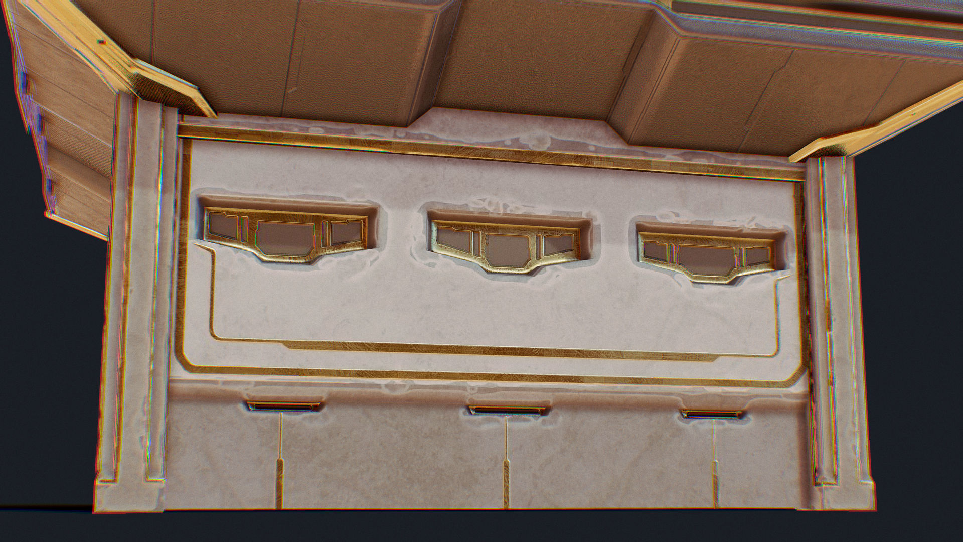 Zen Future Town House 2 Low-poly 3D model_7