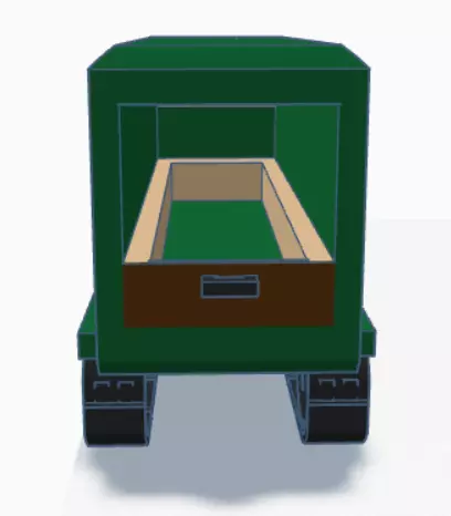 Transporting Soldiers and Things Truck 3D model