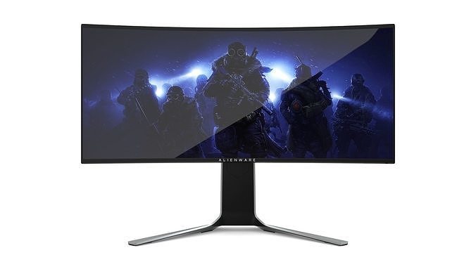 Dell Reveals Alienware 34 Curved Monitor 3D model