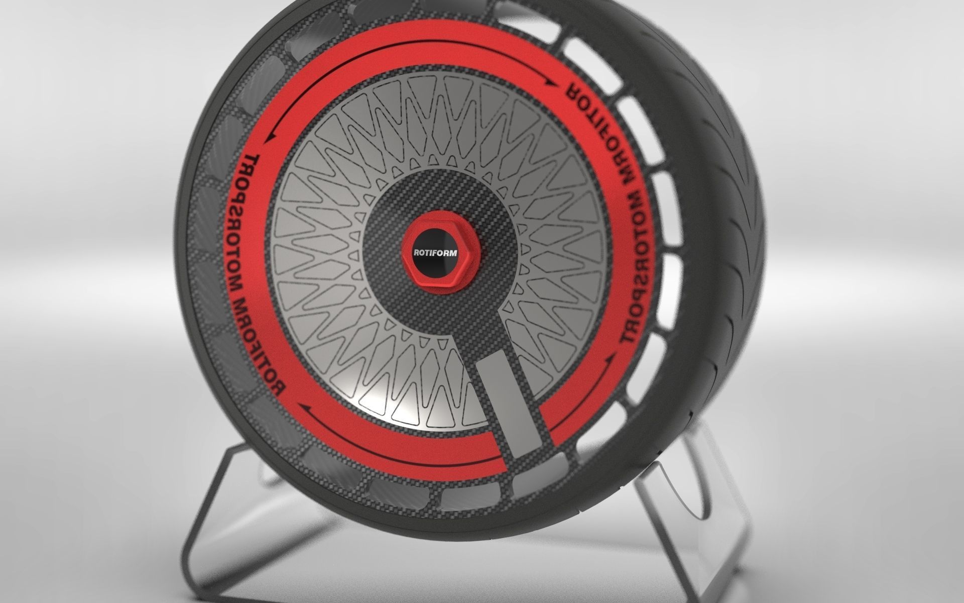 Custom Drift Wheels 3d model 3D model_5