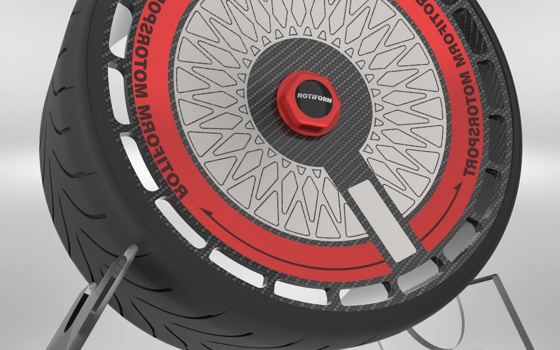 Custom Drift Wheels 3d model 3D model_2