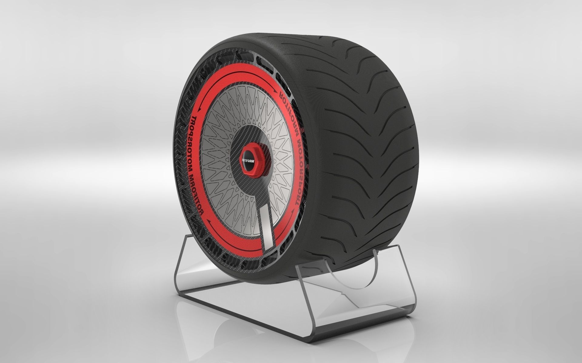 Custom Drift Wheels 3d model 3D model_1