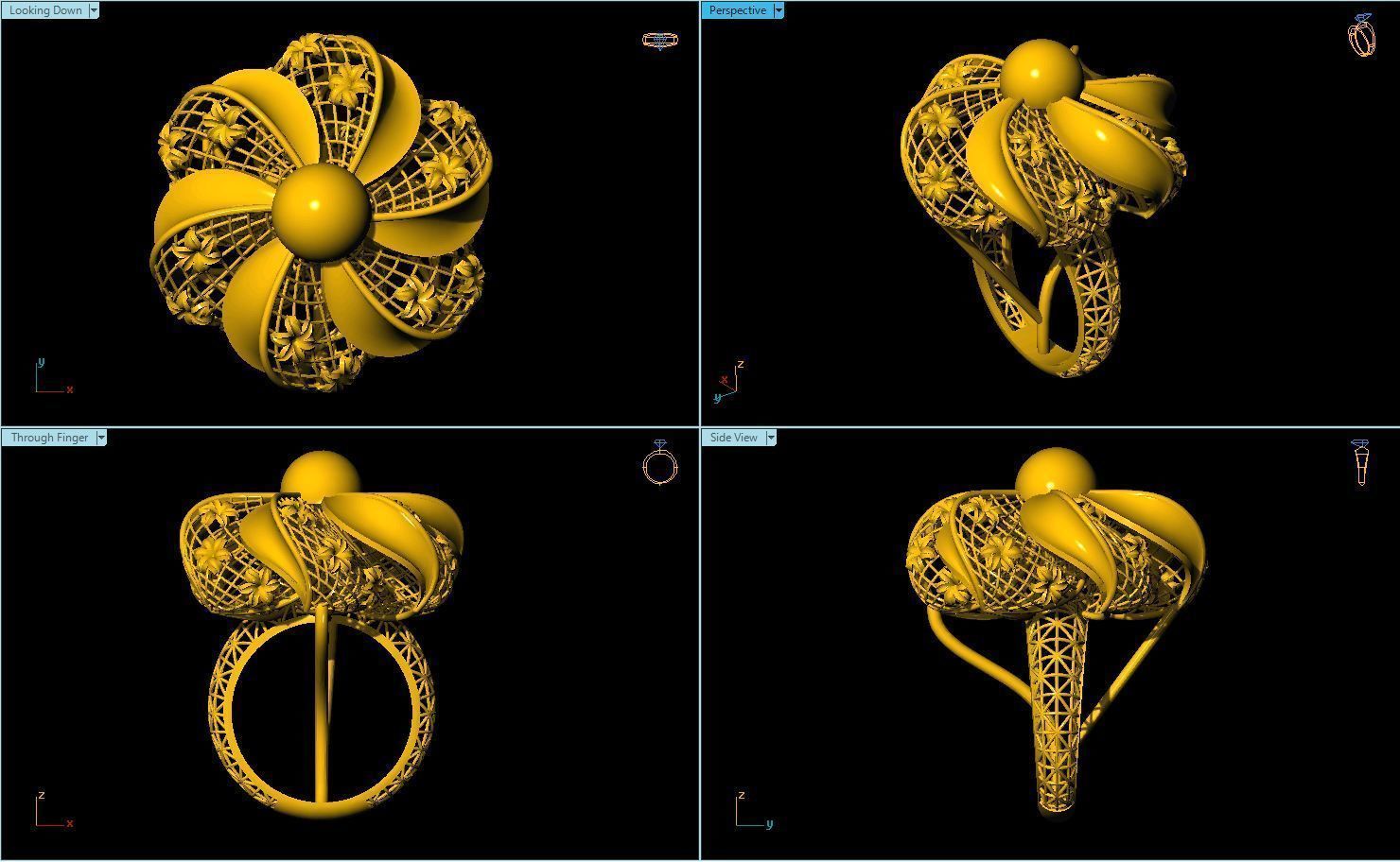 Fusion Ring Models  3D print model_4