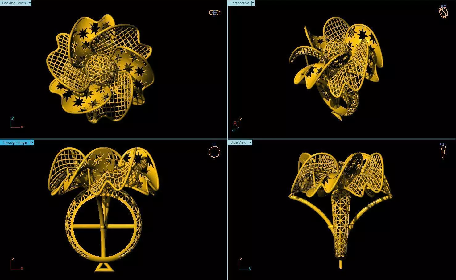 Fusion Ring Models  3D print model_0